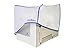 Computer Dust Solutions Printer Dust Cover, Covers Inkjet or Laser Printers, Silky Smooth Antistatic Vinyl, Translucent Coconut Cream Color with Blue Trim, Several, (22W x16H x18D)