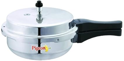 Pigeon by Stovekraft Junior Aluminium Pressure Pan With Lid, 3.5 Litres