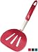 StarPack Premium Flexible Wide Silicone Turner Spatula - High Heat Resistant to 600&deg;F, Hygienic One Piece Design, Non Stick Rubber Kitchen Utensil for Fish, Eggs, Pancakes, Cookies & more (Cherry Red) primary