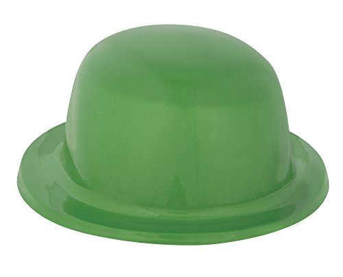 Plastic Green Derby Hat- Buy Online in 