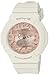 Casio Women's BGA131-7B2 Baby-G Rose Gold and White Resin Digital Watch