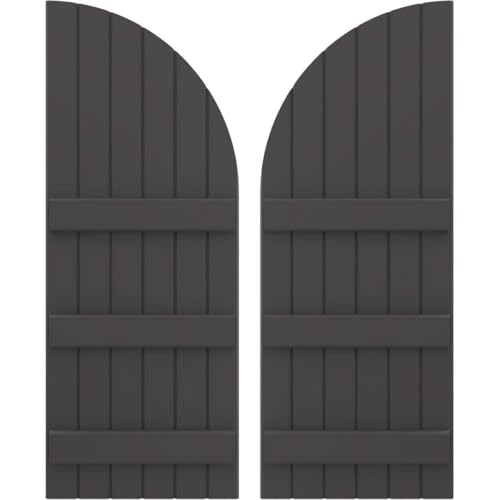 Ekena Millwork ARW401BQ621X67SMH Americraft Six 3 Exterior Real Wood Joined Boa…
