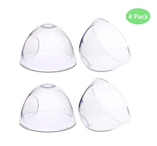 Replacement Feeding Bottle Caps for Comotomo Baby Bottles, 5 Ounce and 8 Ounce (4 Pack)
