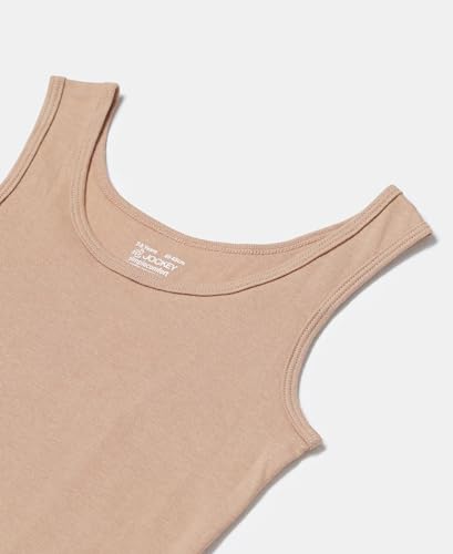 Jockey Girl's Plain Regular Fit Tank Top (SG02_Skin_10) 1