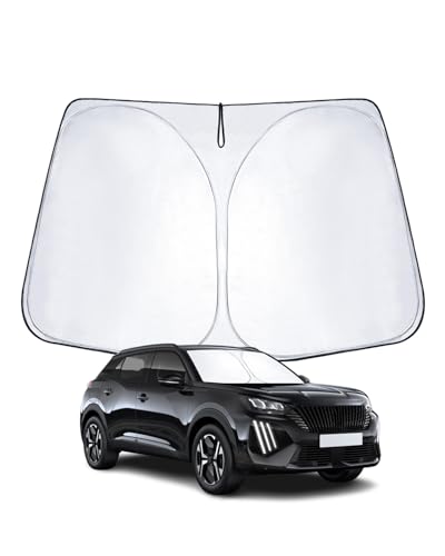 Front Sun Visor Compatible with Peugeo-t 2008 e-2008 2020-2023 2024 2025 2026 Sun Visor for 2008 with UV Protection, Cooling