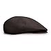 Flat Newsboy Traditional Golf Cap: 'Par 3' - Solid - Microfiber