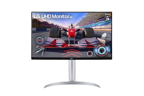 LG Ultrafine 27UQ750-W.AEU 27 4K PC Monitor - VA Panel UHD (3840 x 2160), 5ms GtG 144Hz, DisplayHDR 400, DCI-P3 95% (CIE1976), AMD FreeSync Premium, Tilt, Height Adjustable
