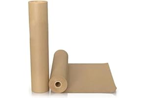 12" x 1200" (100ft) Brown Kraft Paper Jumbo Roll Ideal for Gift Wrapping,Art,Craft,Postal,Packing,Shipping,Floor Covering,Dun