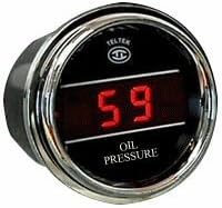 Oil Pressure Sensor Gauge for Kenworth 2005 or previous - Bezel: Black - LED Color: Blue