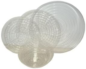 Clear Plastic Plant Saucers - 21 Inch, 5 Pack