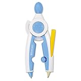 Acme United Soft Touch School Compass With Microban Protection, Assorted Colors