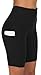 Custer's Night High Waist Out Pocket Yoga Short Tummy Control Workout Running 4 Way Stretch Yoga Leggings