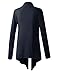 ALL FOR YOU Women's Soft Drape Cardigan Long Sleeve Navy XX-Large