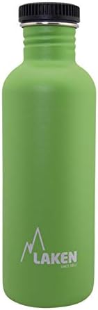 LAKEN Unisex - Adult Heavy Duty Stainless Steel Bottle 1 Litre Green 1, 1000 ml