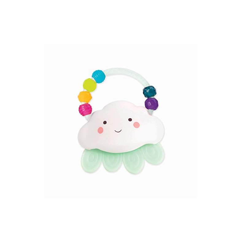 B. toys – Rain-Glow Squeeze – Light-Up Cloud Rattle for Babies 3 Months +