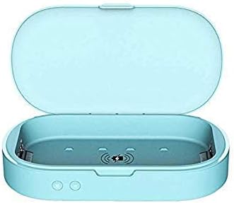 Phone Sanitizer uv Cell Phone Sanitizer, Phone Sterilizer, UV Smartphone Sanitizer with UV Sanitizer and Wireless Charger for iPhone Android Cellphone MP3 Players Bluetooth Earphones Watches Toys