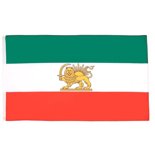 AZ FLAG Iran Old Flag 150x90 cm Iranian 100D Polyester 2 Grommets