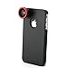 Neewer 3 in 1 Camera Lens Kit (Fish Eye Lens, Wide Angle + Micro Lens) for Apple iPhone 4 4S(Red 3 in 1 Lens Kit for 4s)