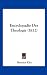 Encyclopadie Der Theologie (1832)