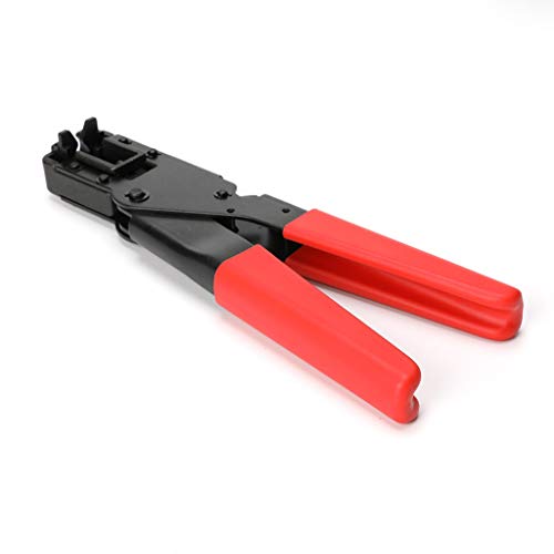 π¦ Euone π¦ Wire stripper Clearance Sale , RG6/RG59/75-5 Cable TV Extrusion Pliers F Head Cable Wire Crimper Tool