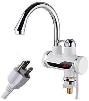 Swaron Instant Electric Water Heater Faucet Tap, Deck Mounted