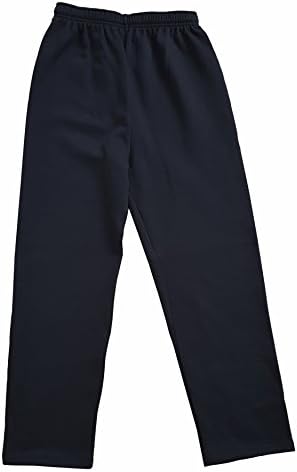 Relaxed Fit Soft Cotton Open Bottom Sweatpants with Back Pocket (2XL)