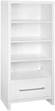 Closetmaid 1651 Media Storage Tower Bookcase With Drawer White
