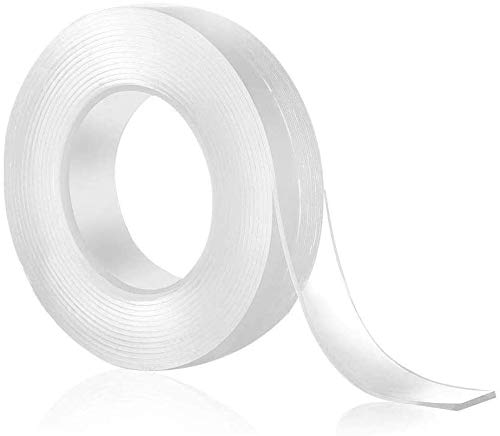 HYF Nano Double Sided Adhesive Tape, Reusable Washable Traceless Transparent Tape Removable Tapes for Household Industrial Mounting Tape. (10mm*3m*1mm)