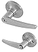 Honeywell 8104302 Straight Privacy Door Lever, Satin Nickel