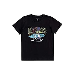 Quiksilver Zoo Eyes SS Boy – T-Shirt voor Kinderen – Zwart – Maat 5 Jaar