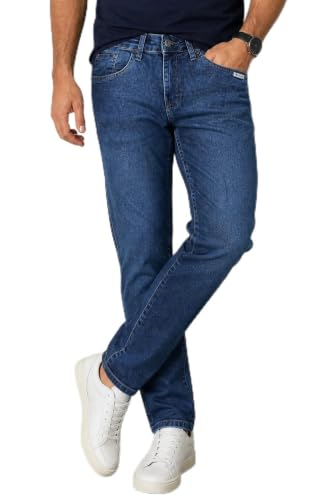Calça Jeans Masculina Regular Básica Polo Wear Jeans Escuro