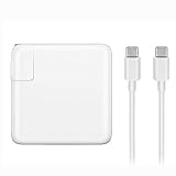 Mac Book Pro Charger, 87W USB Type C Power Adapter Compatible with MacBook Pro 13/15-Inch, MacBook Air 2018, Included USB-C Charge Cable (6.56ft/2m)