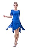 Colorfulworldstore ladies Latin salsa cha cha tango Ballroom Dance Dress-Fashion irregular Design
