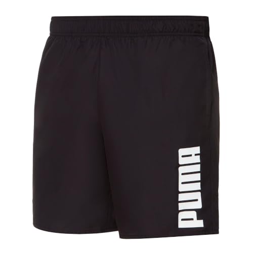 Herren Swim Men's Mid Shorts Swim Trunks, Schwarz, M