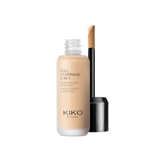KIKO Milano Full Coverage 2-in-1 Foundation & Concealer 16 - N 25, 2-In-1-Foundation Mit Concealer, Hohe Deckkraft