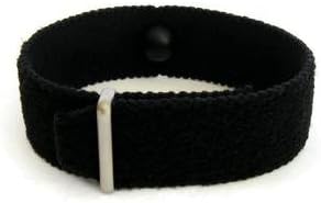 Anxiety and Stress Relief Bracelet (single band) Black (small 5.5")