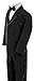 Little Boy's Usher Tuxedo Suit No Tail G210 (2T, Black)
