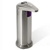 Soap Dispenser, CHUNNUO 3.0 Electric Touch-less Automatic Soap Dispenser, Infrared Motion Sensor Stainless Steel Dish Liquid Hands-free Auto Hand Soap Dispenser for Kitchen and Bathroom (Newest)