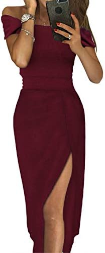 Evening Dresses for Women Formal Off Shoulder Prom Cocktail Patry Wedding