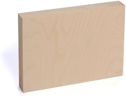 American Easel 5 Inch by 7 Inch by 1 5/8 Inch Deep Cradled Painting Panel