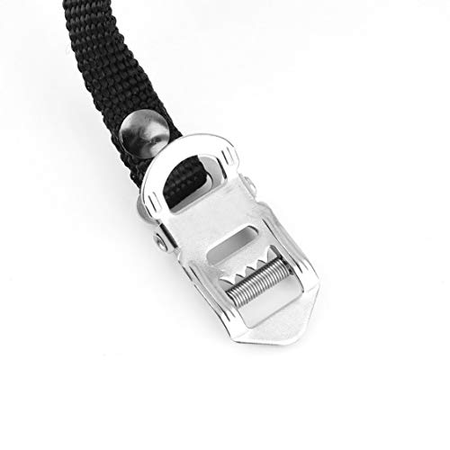 1 Pair MTB BMX Bike Cycling Pedal Nylon Straps Clips Replacement Black Pedal Toe Straps New Brand Durable