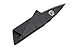 Credit Card Folding Knife Stainless Steel - Metal Handle, Multi Function, Card Shape, Survival, Hunting Pocket Wallet Knife / Cutter - Black, PU Bag