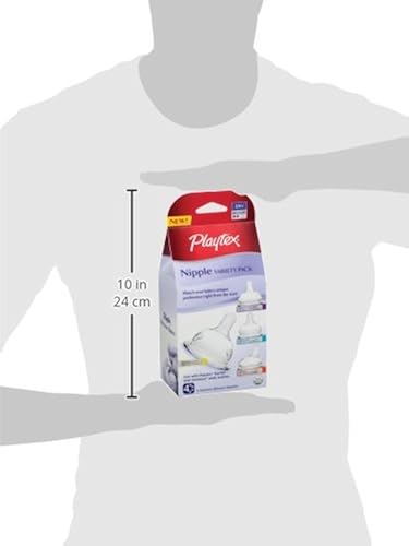 Playtex Nipple Variety Kit, Medium Flow, 4-Count in Kuwait Whizz