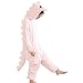 Afoxsos Women's Green Dinosaur Adult Pyjamas Cosplay Costume, Pink Dragon, X-Large