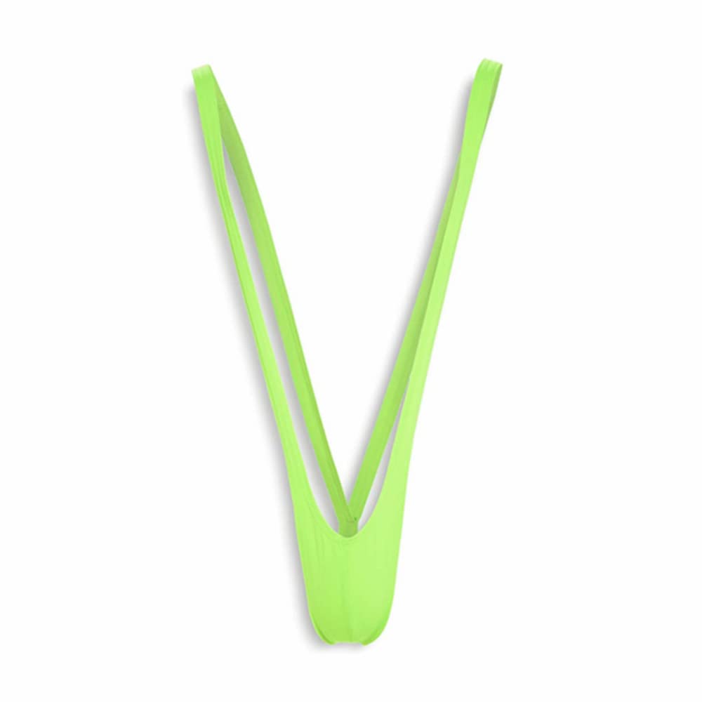 LATRAT Inside Ropa, Borat Mankini Costume, One Size for Men, Green, M