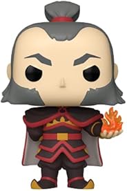 Funko Pop! Animation: Avatar - Admiral Zhao with Glow in The Dark Fireball, Amazon Exclusive