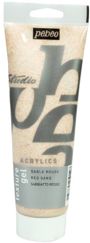 Pebeo studio acrylics auxiliaries 250ml sand texture ge…