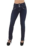 Style G801P- Plus Size, Colombian Design, High Waist, Butt Lift, Boot Cut Jeans