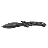 Coleman Fixed Blade Knife, Hunting and Fishing Knife with Plastic Sheath Included, 11-Inch Overall, Black - CM2009