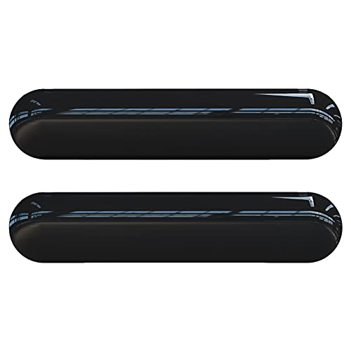 Ultion Sweet Multi-Layer Insulated Rounded 12" Letter Box Letterplate - Matching Door Furniture Available (Black)